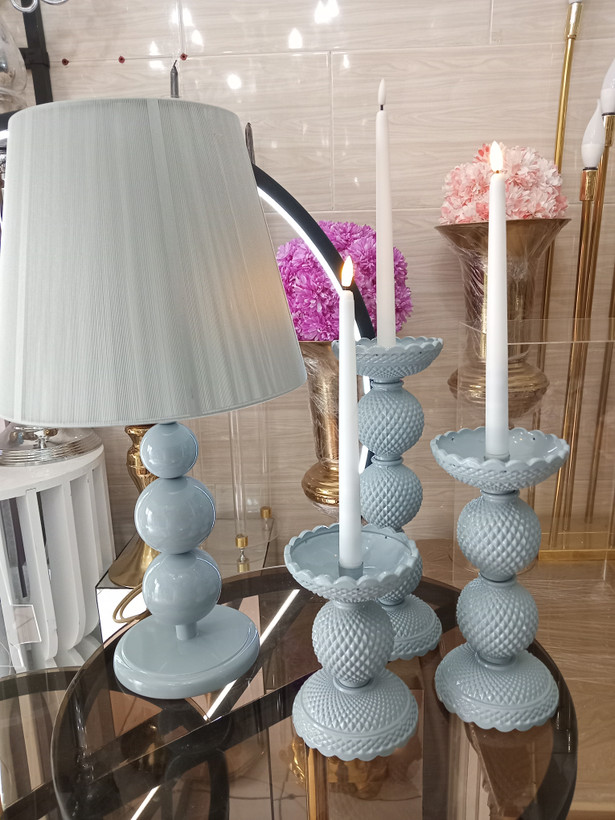 ست شمعدان اباژور شمع ال ای دی