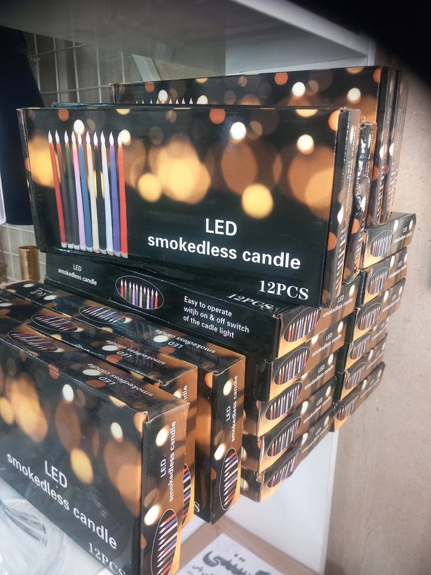 شمع ال ای دی LED قلمی ۲۸سانت وارداتی